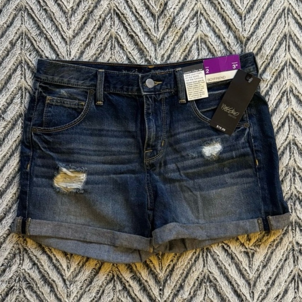 Mossimo Denim Dark Blue Jean Shorts - NWT
